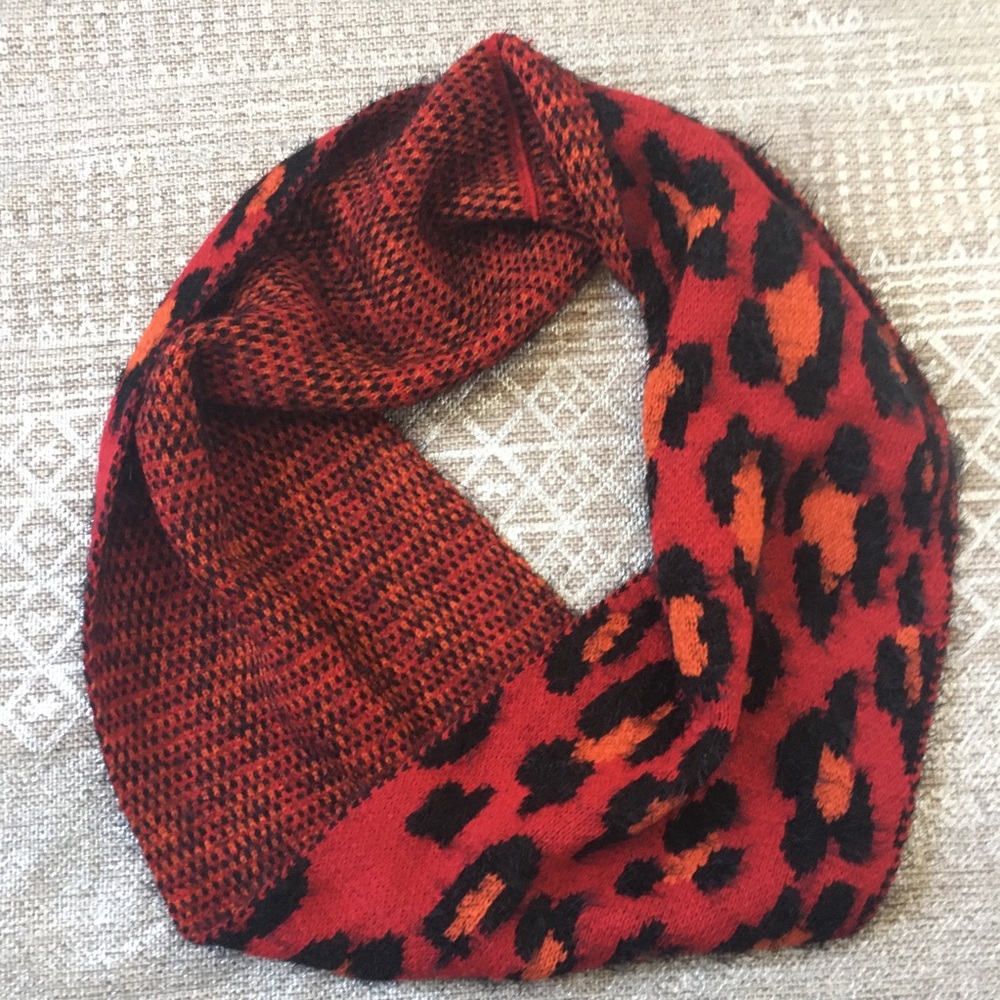 Leopard Print Infinity Scarf